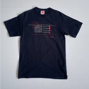 Vtg 90s Y2K Frank Lloyd Wright Artist T-Shirt Tee / M / Black Cotton Architect